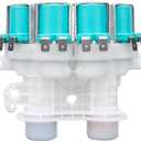 W11165546 W11220230 Washer Water Inlet Valve fit for Whirlpool Maytag-Bravos XL Commercial Whirlpool-Cabrio Kenmore 700 S W10599423 W10758828 W11165546VP W11096267 AP6284346 prime&swift