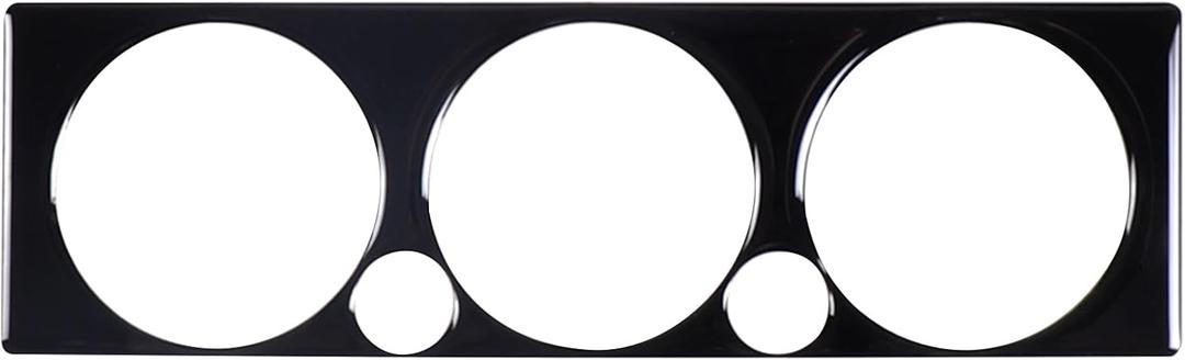 Aunginsy Central Air Conditioning Control Switch Rotary Panel Trim Cover Compatible with Toyota Tacoma 2006-2015 Center Console Air Conditioning Adjustable Switch Panel Decorative Sticker Accessories (Piano Black)