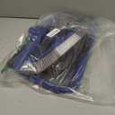 Pool Brush Head & Fine Mesh Pool Skimmer Kit17" Pool Brushes for Cleaning Pool Wall Reinforced Frame Pool Net Leaf Skimmer Cleaning Tool with Deep Fine Nylon Mesh Net Bag for Fast Cleaning (X-Large)