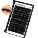 Bodermincer 7D/10D/20D/30D/40D/50D/60D/80D/100D Lash Cluster 240pcs D Curl Individual Cluster Eyelashes Fluffy false Eyelashes Extension Lash Cluster DIY at Home (100D-8mm)