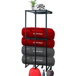 Camping Chair Storage Wall Mount Metal Rack for Garage Organization