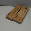 2 x A-Premium Rear Passenger Brake Hydraulic Hose Compatible with Select Ford Models - E-350 E350 Super Duty 2004-2007, E-350 E350 Club Wagon 2004, with 9600 lb GVW - Replace# 6C2Z2A442BA