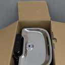 Cat Water Fountain, 122oz/3.6L Pumpless Wireless Cat Fountain, Cordless Water Fountains for Cats Indoor, Dog Pet Water Fountain Battery Operated with Stainless Steel Tray (Black, Fountain+2 Fliters)