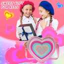 PinkSheep Toddler Purse for Girls Gifts Mini Purse Kids Shoulder Bag Crossbody Wallet 3-6Year Little Girl Gift Fashion (Pink)