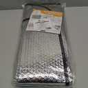 EcoNour Accordion Truck Windshield Sun Shade | Foldable Sun Visor with 4 Suction Cups | Reflective Automotive Windshield Shade Blocks UV Rays&Heat |Window Sun Blocker for Cool Interior - 66" x 31", X-Large