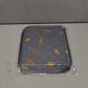 Sunheir Washable Pee Pads for Dogs , Thick Heavy Absorbency Reusable, Prevent Leakage, Waterproof , Non-Slip Pee Pads for Puppy Playpen, Crate, Whelping Box, Potty Training, Grey, 2 packs (Leaves - Deep Grey)