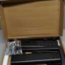 Universal Swivel TV Stand/Base Table Top TV Stand 32 to 65 inch TVs 80 Degree Swivel, 4 Level Height Adjustable, Heavy Duty Tempered Glass Base, Holds up to 88lbs Screens, HT04B-002