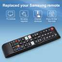 Pack of 2 New Universal Remote for All Samsung TV Remote, Replacement Compatible for All Samsung Smart TV, LED, LCD, HDTV, 3D, Series TV