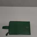 FALAN MULE Small Wallet for Women Leather Bifold Compact RFID Blocking Small Womens Wallet Purse (Apple Green)