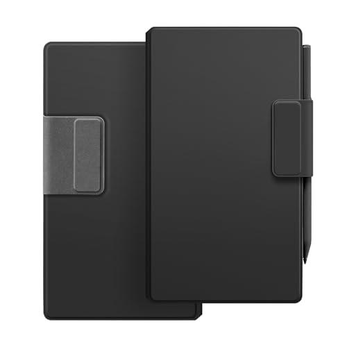 Case for Remarkable Paper Pro Move 7.3", 1:1 Fit Smart Cover Book Folio with Auto Wake/Sleep | PU Leather Cover | Microfiber Lining | Strong Magnet(A-Leathers Black)