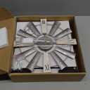 Farmhouse Home Signs with Windmill Clock Wall Decor Rustic Home Letters Wall Art for Living Room Kitchen Entryway Dining Room Bedroom (black)