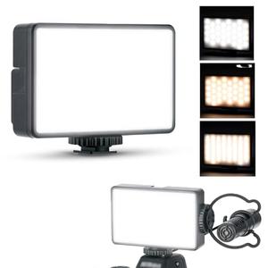 Ultra Bright 3200-5600K On-Camera LED Video Light for Canon EOS R100 R50 M50 M6 Mark II Sony ZV-1 II ZV-E10 A7C II A6600 A6500 Fujifilm X-S20 X-T200 X-T30 II X-T5 X-T4 Nikon Z30 Z50 Z6 II Z7 II