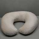 ESEN Nursing Pillow and Body Positioner for Breast Feeding and Bottle Feeding, Ultra Soft Baby Breastfeeding Pillows with Removable Nursing Pillow Cover for More Support for Mom and Baby (Brown)