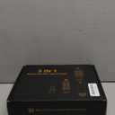 4 in 1 Rotating Hair Dryer Brush,Spinning Hair Dryer with Detachable Brush(2" & 1.5"),Negative Ionic Brush Blow Dryer 100-120V,3 Heats and 2 Speeds Rotating Hot Air Brush for Curling,Straight,Drying