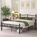 14 Inch Queen Bed Frame with Headboard and Footboard