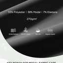 ODODOS Women's Modal Soft Wide Leg Pants with Pockets Adjustable Shockcord High Waist Casual Lounge Pants-29 Inseam, Black, Medium (Black)