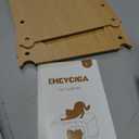 EHEYCIGA Cardboard Cat Scratcher House, 20-Inch Corrugated Cat Scratcher for Indoor Cats, Large Scratching Board Pad, Brown