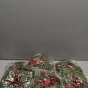 Dingion 8 Pcs 6 Inch Mini Cabinets Christmas Wreaths for Kitchen Mini Norfolk Wreath with Ribbon Bows and Berry Hanging Artificial Greenery for Farmhouse Door Wall Window Decor (Classic Style)