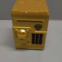 Totola Piggy Bank Electronic Mini ATM for Kids Baby Toy, Safe Coin Banks Money Saving Box Password Code Lock for Children,Boys Girls Best Gift (Gold)