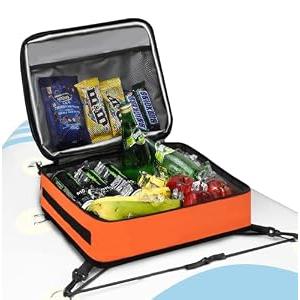 Paddle Board Cooler Bag, WITSTEP Waterproof Surf Sup Deck Cooler Bag Insulated Leakproof 10 Cans, Sup Paddle Board Accessories Bag for Stand Up Paddle board and Kayak