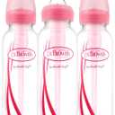 Dr. Brown's Options Narrow Bottles, 3 Pack, 8 ounce, Pink