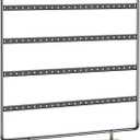 Earring Holder Organizer, Earring Display For Vendors, Earring Holder Organizer For Girls, Women, Earring Organizers and Storage, Jewelry Holder(5 Tiers & 120 holes) (Black)