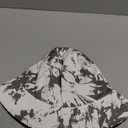 Mashiaoyi Unisex Print Double-Side-Wear Reversible Bucket Hat, Gray White Tie-dye