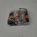 Verdusa Men's Jersey Shirt Y2k Tops Baggy Crochet Short Sleeve Letter Print Vintage Lightweight Pullover Sweater (Medium, Yellow Green)