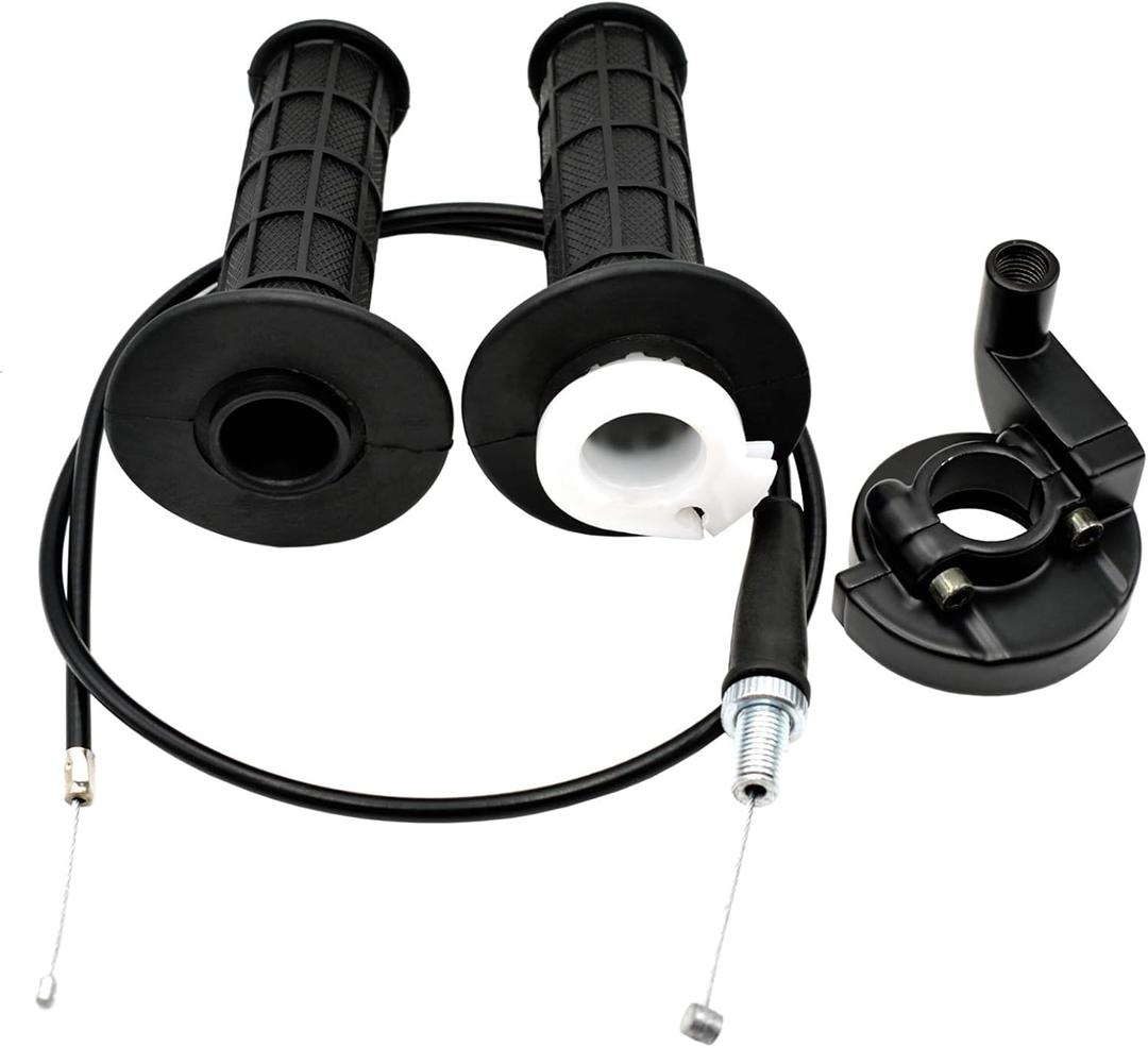 Twist Throttle Assembly and 36" Throttle Cable for Yamaha SSR Coolster Roketa SDG NST X-Treme 50cc 70cc 110cc 125cc Engine Dirt Bikes Pit Bike