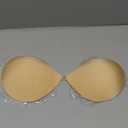 Niidor Adhesive Strapless Bra for Women Sticky Invisible Push up Silicone Bra for Backless Dress 2025 Upgraded Clasp Bras (Nude)