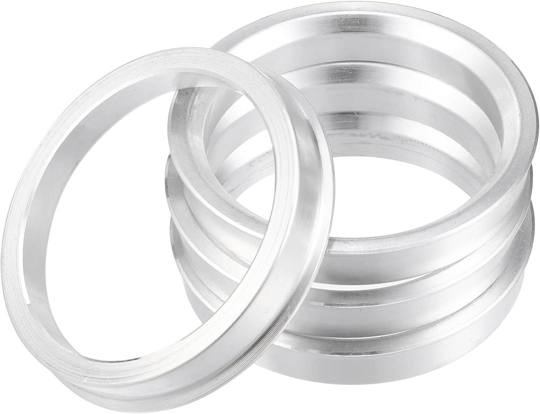 X AUTOHAUX 4pcs OD 64.1mm to ID 54.1mm Aluminum Alloy Car Auto Hub Centric Rings Wheel Bore Center Spacer Replacement