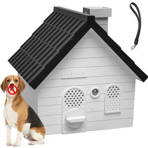 Nigrin Anti Barking Device for Dogs, Bark Box, 3 Modes Dog Barking Deterrent Devices, Weatherproof Anti Bark Device for Dogs, 50 Ft Barking Dog Silencer, A Safe and Effective Anti Barking Device