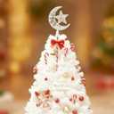 2 x 2 Pieces Christmas Tree Topper Holder Holiday Universal Tree Topper Stabilizer Treetop Base and Stand Halloween Tree Topper Supporter Fit All Base Types Adjustable stabilize Treetop Ornament