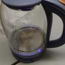 Glass Electric Kettle, No Plastic Contact With Water, 1.8L Electric Tea Pot, Automatic Shut-off, Borosilicate glass Visual Boiling, Water Heater & Teapot Perfect For Tea & Coffee