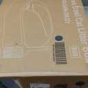 OLIXIS Stainless Steel Cat Litter Box with Lid, Large Cat Litter Box for Big Cats, High Wall Sides, Anti-Urine Leakage, Easy Cleaning, Scoop and Mat Included, Light Gray