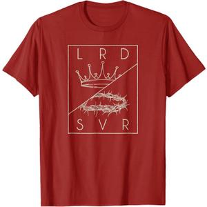 Vintage Retro Jesus Christian Lord & Savior Graphic T-Shirt XL