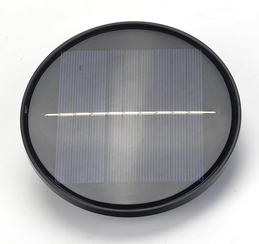 Pearlstar Large Solar Light Replacement Top for Solar Lantern, Floor Lamp, Diameter 4.65"