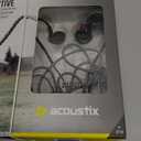 Acoustix High Fidelity Earbuds Lightweight Wired Headphones Mic IPX4 Splashproof