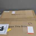 6-Light Glass Globe Sputnik Chandelier Modern Matte Black and Gold Ceiling Light Fixture Vintage Hanging Chandeliers for Farmhouse Living Room, Kitchen Dining Room Bedroom