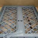 MYPET North States Paws Portable Pet Gate: 26-40" Wide. Pressure Mount. No Tools Needed. Made in USA, 23" Tall, Expandable, Durable Dog Gates for Doorways, Fieldstone Gray