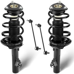 Front Struts Assembly Shock Absorber & Sway Bars End Links Compatible with 2004-2009 Mazda 3 (Excludes MazdaSpeed), Replace 172264 K80235 (4Pcs)