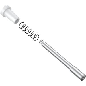 25 Pack Window Screen Plunger Latches with Caps, 5/32" X 1-1/2", Aluminum Window Screen Plunger Pins, Secure Window Screens in Place (White)