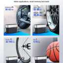Tire Inflator Portable Air Compressor 12v DC Ultra Fast Air Pump for Car Tires- 150PSI Car Tire Air Pump Digital Pressure & Pre-Set Gauge with Emergency LED Light