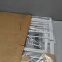 Babelio Baby Gate with Adjustable Cat Door,29-43" Auto Close Durable Pet door for Stairs,Doorways and House,Pressure Mounted,Easy Install,Effortless Walk Thru,White