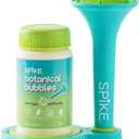Innobaby Spike Bubble Blower with Mess Free Botanical Bubbles and Dipping Tray - Magic Wand Blows Oodles of Bubbles Without The Mess - Recommended for Speech, Visual & Motor Development - Color: Aqua