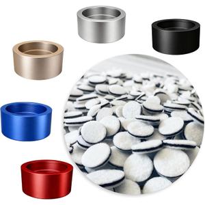 100 Replacement Activated Carbon Cartridges, Universal MouthPeace & Silicone Mouthpiece, 5 Reusable Metal Rings