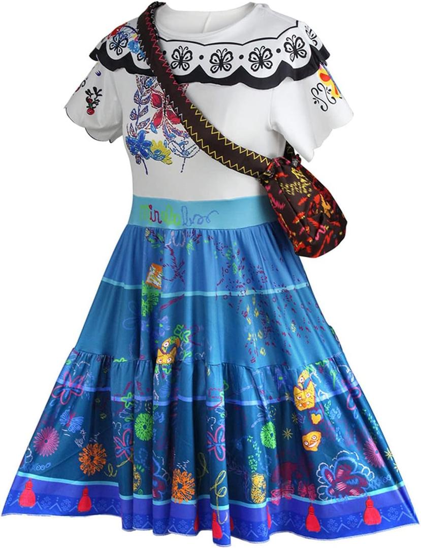 Magic Princess Costume Dress for women Anime Halloween Cosplay Outfit (3X-Large, Blue)