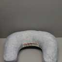 Boppy Nursing Pillow - Ergonomic Bottle & Breastfeeding Pillow with High, Firm, Large Area, Water-Repellent Cushion with Washable Cover; Baby Safety Alliance Verified - Blue Speckled Current