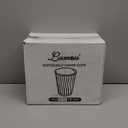 Lamosi Coffee Cups 12 oz - 120 Pack, 12 oz Disposable Paper Coffee Cups Insulated, Corrugated Kraft Ripple Wall Cup for Hot Beverage or Cold Drinks (Navy)