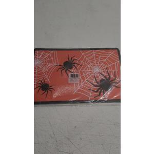 WRAPAHOLIC 50 Sheets Halloween Paper Place Mats - 11 x 17 Inch Disposable Placemat Spider and Spider Web Decorative Paper Table Mats for Dinner Table Setting Halloween Party Supplies